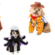 Dogs dressed in Disney Halloween costumes pose for the camera.